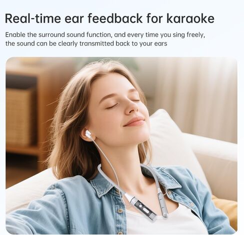 Neckband Bluetooth Headphones 100H Playtime Deep Bass Earphones Bluetooth 6.0 Headset Card-Inserting LED Display Wireless Stereo Neckband Earbuds with Microphone for Sports/Workout/Office (Black) in Kuwait