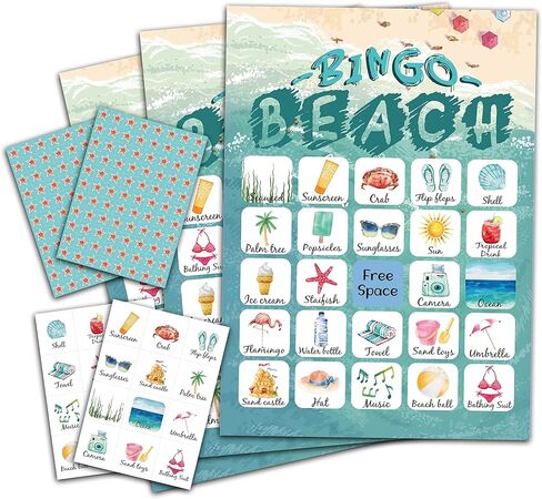 Pink Baby Shower Bingo Game, Party Games with 24 Players, Family Activities, Bingo Cards for Kids School Classroom Party Supplies, Party Favors Gifts for Kids Young Adults, Adults, Toddlers - pink05 in Saudi Arabia