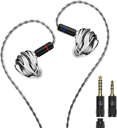 TRN Shell 4DD Planar Hybrid Hegrid مع 2Pin قابلة للفصل الكابلات القابلة للتبديل للوحد من سماعات تصميم الفوهة (بدون MIC) in Kuwait