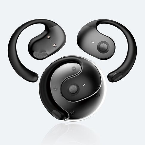 سماعات الأذن اللاسلكية مفتوحة براعم الأذن OWS سماعات رأس Bluetooth خارج سماعة سماعات الرأس المعلقة اللاسلكية الأذن IPX5 مع سماعات أذن للهواء العظمي للرياضة/التمرين/الجري in Saudi Arabia