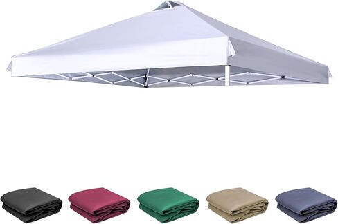 SCOCANOPY Replacement Top with Air Vent for 10x10 Canopy Frame, Canopy Cover ONLY, (Beige) in Kuwait
