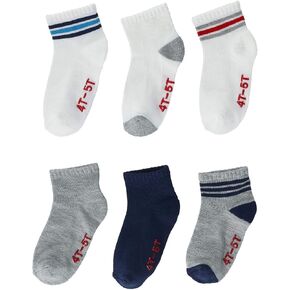قمصان Hanes Boys مضادة للانزلاق من Socks1100% متنوعة، 2-3 سنوات in Kuwait