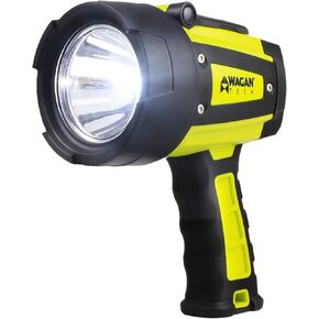 Wagan EL4322 Brite-Nite WR600 USB Rechargeable LED Handheld Spotlight 600 Lumen LED Lights 3 Lighting Modes 7 Position Hanging Stand Waterproof for Marine Boat Camping Country Farm Gift in Kuwait