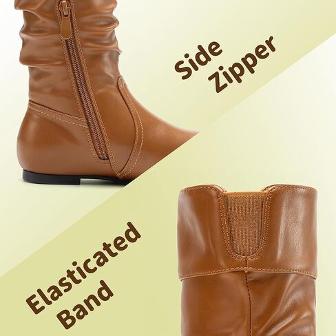 DREAM PAIRS Girl's Faux Fur Lined Knee High Winter Riding Boots(Toddler/Little Kid/Big Kid) in Kuwait