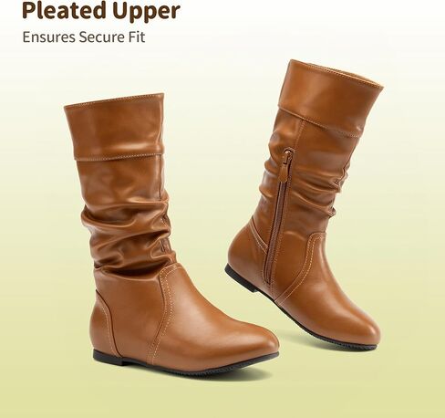 DREAM PAIRS Girl's Faux Fur Lined Knee High Winter Riding Boots(Toddler/Little Kid/Big Kid) in Kuwait