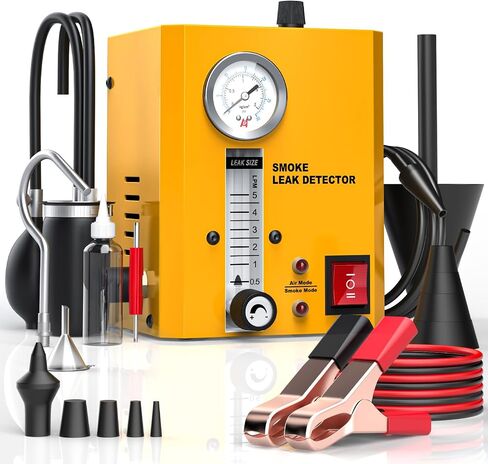 Automotive Smoke Machine Leak Detector, EVAP Smoke Machine Leak Tester for All 12V DC Vehicles in Vacuum，Fuel Diagnostic Pipe System, Leak Detection with Built-in Air Pump in Saudi Arabia