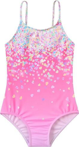 Idgreatim Little Girls One Piece Swimsuits Quick Dry Beach Swimwear Bathing Suit for Beach 3-10 Years in Saudi Arabia