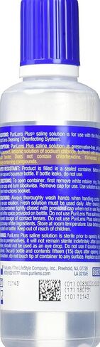 JT HOME - Mini Preservative Free Saline 2-Fl. Oz Airline Approved Travel Size. Unisol 4 Replacement, (Pack of 4) - Hard Contact Lens Remover Tool for RGP and Scleral Lenses - Plunger Suction in Saudi Arabia