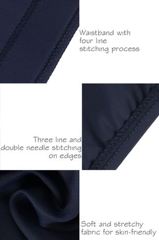 شورت سباحة بمقاس كبير للنساء من ملابس السباحة الصلبة، شورت سباحة مع لباس داخلي in Kuwait