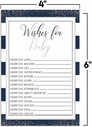 بطاقات أمنيات الطفل الحطاب المنقوشة باللونين الأحمر والأسود مقاس 20 بوصة × 6 بوصة - تذكار رائع ونشاط ممتع لاستحمام الطفل - أمنيات تذكارات الطفل للأجيال الأخيرة - بطاقات تعبئة مزدوجة الجوانب in Kuwait