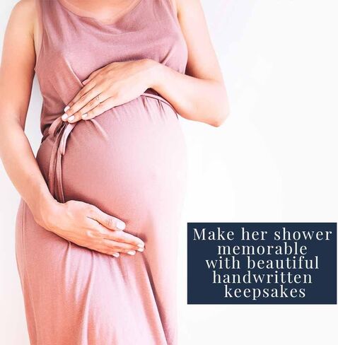 بطاقات أمنيات الطفل الحطاب المنقوشة باللونين الأحمر والأسود مقاس 20 بوصة × 6 بوصة - تذكار رائع ونشاط ممتع لاستحمام الطفل - أمنيات تذكارات الطفل للأجيال الأخيرة - بطاقات تعبئة مزدوجة الجوانب in Kuwait