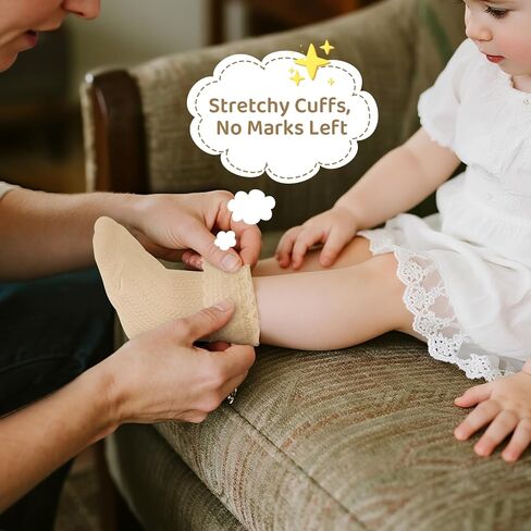 Durio Ruffle Socks for Baby Toddler Girls, Baby Lace Ankle Socks | Combed Cotton Blend, Adorable Dress Frilly Socks, Soft Stretch Cuffs and Textured Knit for Daily Wear, Dress-Up, Photo, Party in Saudi Arabia