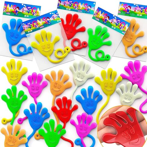Armaytoy 45PCS Sticky Hands for Kids Mini Stretchy Squishy Toys Pinata Classroom Prizes Goodie Bag Stocking Stuffers Treasure Box Toy for Birthday Christmas Party Favor Bulk Toys Supplies Boy Girl in Kuwait