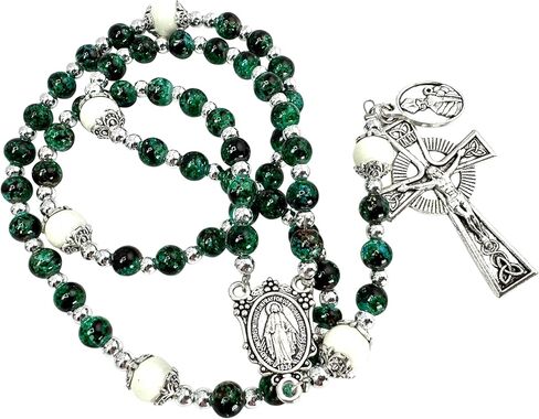 Westmon Works Saint Patrick Irish Rosary with Celtic Crucifix and Protective Case in Saudi Arabia