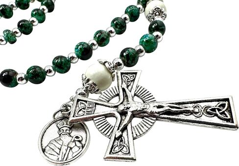 Westmon Works Saint Patrick Irish Rosary with Celtic Crucifix and Protective Case in Saudi Arabia