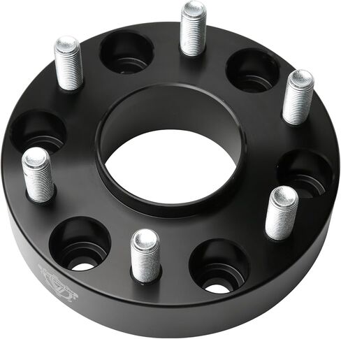 Hubcentric Wheel Spacer Set of 4 Black - 5 Lug 1.5 inches 38mm Real Forged 5x5.5 - Compatible with Chrysler, Dodge Ram 1500 2002-2011, Aspen, Dakota, Durango, 5x139.7mm, 77.8mm Bore, 9/16-18 Studs in Kuwait