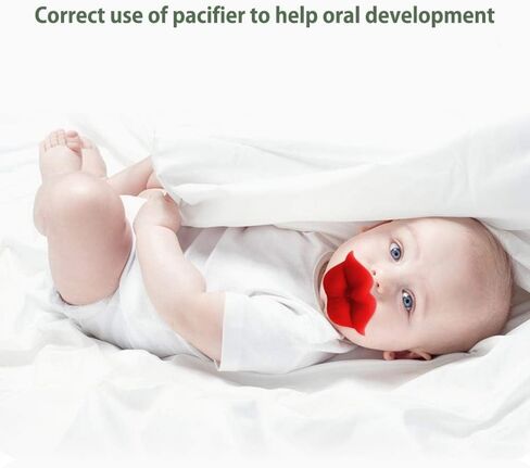 YAPROMO Funny Pacifiers for Babies,Mustache Pacifier 0-6-18 Months,Halloween Pacifiers for Toddlers, Funny Teeth Pacifier for Boys and Girls in Saudi Arabia