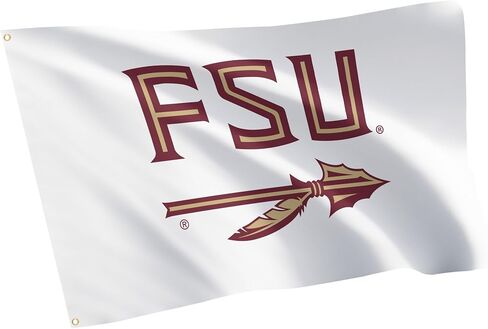 Desert Cactus Florida State University Flag Seminoles FSU Flag Banners 100% Polyester Indoor Outdoor 3x5 feet Flags (Style 3) in Saudi Arabia