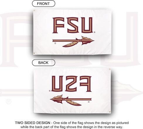 Desert Cactus Florida State University Flag Seminoles FSU Flag Banners 100% Polyester Indoor Outdoor 3x5 feet Flags (Style 3) in Saudi Arabia