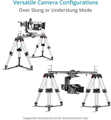 PROAIM Flyking PRO 3ft Mitchell Video Camera Slider لصانعي الفيديو وصانعي الأفلام. حمولة تصل إلى 100 كجم/220 رطل. (SL-FLPR-3) in Kuwait