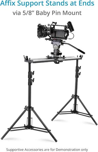 PROAIM Flyking PRO 3ft Mitchell Video Camera Slider لصانعي الفيديو وصانعي الأفلام. حمولة تصل إلى 100 كجم/220 رطل. (SL-FLPR-3) in Kuwait
