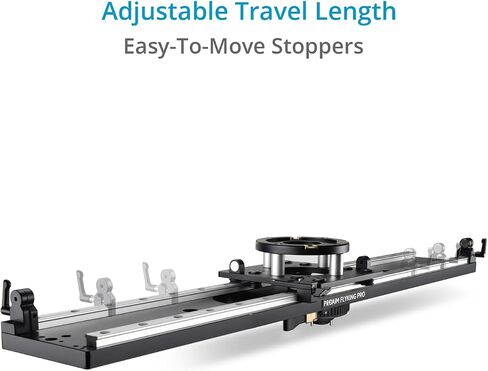 PROAIM Flyking PRO 3ft Mitchell Video Camera Slider لصانعي الفيديو وصانعي الأفلام. حمولة تصل إلى 100 كجم/220 رطل. (SL-FLPR-3) in Kuwait