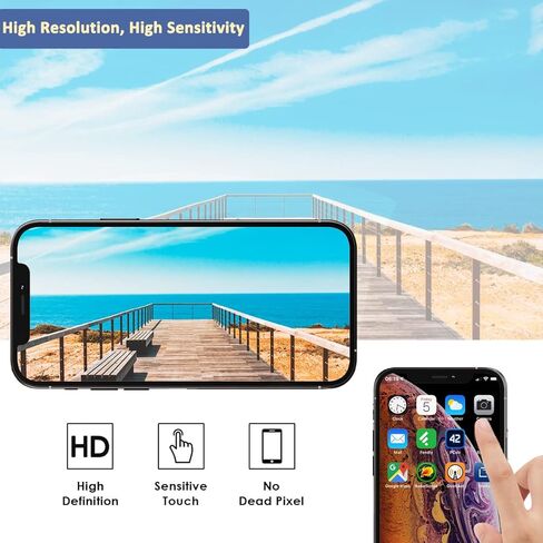 Yodoit for iPhone 13 Pro Screen Replacement OLED Kit FHD COF Display (A2483, A2636, A2639) 3D Touch Digitizer Glass Assembly with Repair Tool 6.1 Inch in Saudi Arabia