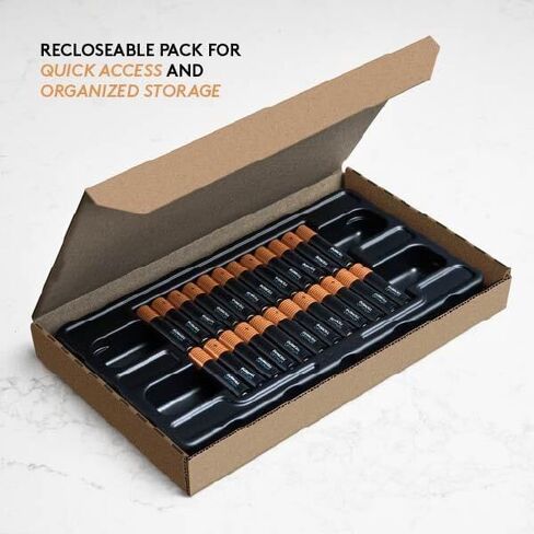 Duracell Optimum AA Batteries, 28 Count Pack Double A Battery with Power Boost Ingredients, Long-lasting Power Alkaline AA Battery for Household Devices (Ecommerce Packaging) in Saudi Arabia
