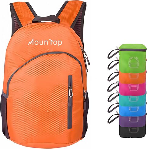 MounTop Outdoor Lightweight Foldable Water Resistant Backpack for Travel Hiking Riding in Kuwait