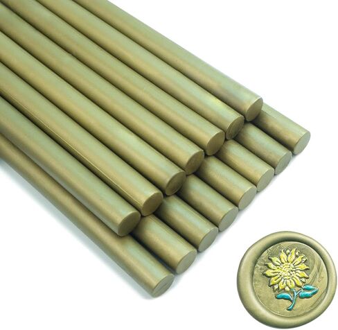 Wax Seal Stick, Zifospy 15 Pieces Glue Gun Wax Seal Sticks for Sealing Wax, Sealing Wax Sticks for Wedding Invitations, Cards, Envelopes (Rose Pink） in Kuwait