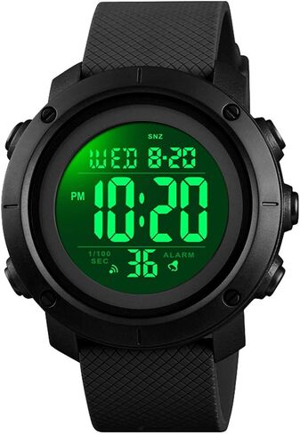 OLAZONE Boys Digital Watch Big Youth Sports Waterproof Military Back Light Teenager Watch 1428 in Kuwait