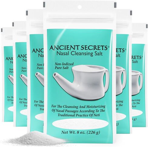 Ancient Secrets Nasal Cleansing Salt Bag 8 oz in Kuwait