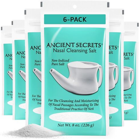 Ancient Secrets Nasal Cleansing Salt Bag 8 oz in Kuwait