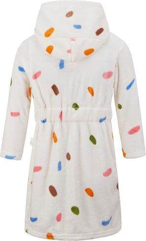 JZLPIN Unisex Baby Hooded Bathrobe Kids Flannel Pajamas Dressing Gown for Boys Girls in Kuwait