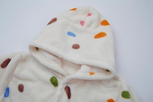 JZLPIN Unisex Baby Hooded Bathrobe Kids Flannel Pajamas Dressing Gown for Boys Girls in Kuwait