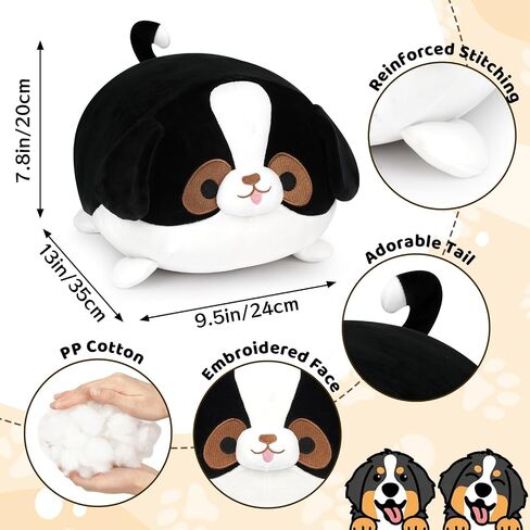 Dog Plush Pillow,8inch Puppy Stuffed Animal Toy,Cute Soft Dog Plushie Hugging Pillow Valentine Christmas Birthday Gifts for Kids Girlfriend Boyfriend in Saudi Arabia
