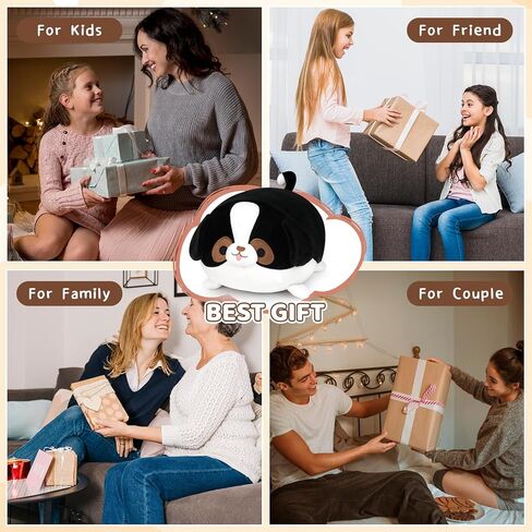 Dog Plush Pillow,8inch Puppy Stuffed Animal Toy,Cute Soft Dog Plushie Hugging Pillow Valentine Christmas Birthday Gifts for Kids Girlfriend Boyfriend in Saudi Arabia