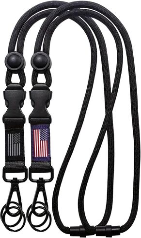 PULUZ 60cm Detachable Long Neck Chest Strap Lanyard Sling with Quick Release and Safety Tether for GoPro New Hero /HERO9 /8/7, DJI Osmo Action, Xiaoyi and Other Action Cameras in Kuwait