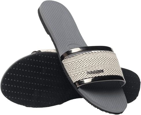 صندل نسائي من Havaianas You Rio Flip Flops بشريط على شكل حرف T - أزرق مائي، 8 in Kuwait