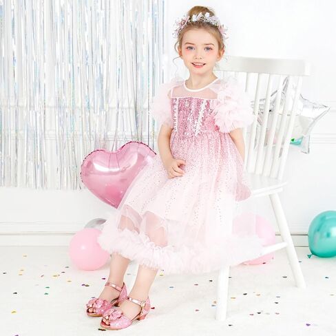 Osinnme Toddler Little Big Kid Girls Wedding Sandals in Kuwait