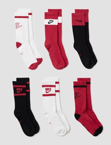 Nike Everyday Cushion Socks 6-Pair Pack (Little Kid/Big Kid) in Saudi Arabia