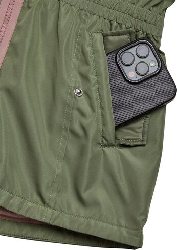 DKNY Girls' Winter Jacket - Polar Fleece Lined Anorak Parka - Weather Resistant Insulated Windbreaker Coat for Girls (7-16) in Kuwait