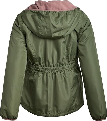 DKNY Girls' Winter Jacket - Polar Fleece Lined Anorak Parka - Weather Resistant Insulated Windbreaker Coat for Girls (7-16) in Kuwait