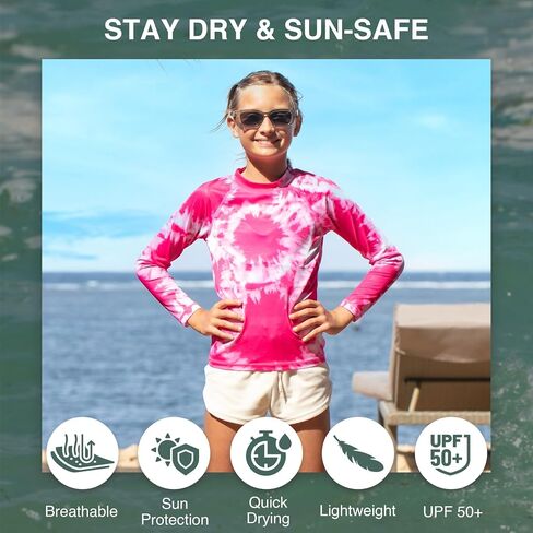 كريم كيري للفتيات من كانو سيرف بعامل حماية من أشعة الشمس فوق البنفسجية 50+ Rashguard in Saudi Arabia