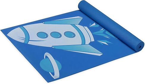 Gaiam Kids Yoga Mat Exercise Mat, Yoga for Kids with Fun Prints - Playtime for Babies, Active & Calm Toddlers and Young Children (60" L x 24" W x 3mm Thick) in Saudi Arabia
