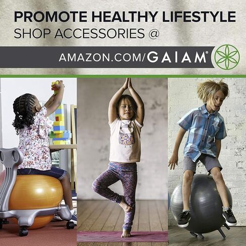Gaiam Kids Yoga Mat Exercise Mat, Yoga for Kids with Fun Prints - Playtime for Babies, Active & Calm Toddlers and Young Children (60" L x 24" W x 3mm Thick) in Saudi Arabia