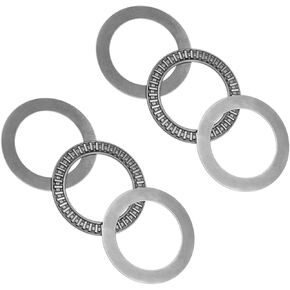2pcs AXK4565 Thrust Needle Roller Bearings - [45mm x 65mm x 3mm] with Washer for Conveying Equipment Use, Chrome Steel in Kuwait