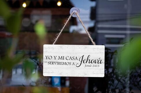 لوحة لافتة على شكل صندوق خشبي لليوجا باللون الأبيض الريفي المرح، علامة زفير شهيق لديكور مكتب غرفة التمارين المنزلية العائلية (6 × 6 بوصة) in Kuwait