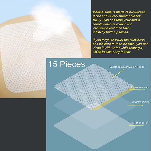 10 قطع من GLIDLEEO (5 قطع بأحجام مختلفة) قابس زر البطن وشكل زر البطن وشد البطن لشفط الدهون أو إصلاح الفتق السري (cdg005) in Kuwait