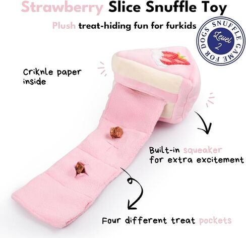 CHEWFFON Dog Toy, Dog Puzzle Toys, Interactive Dog Toys, Dog Enrichment Toy for Boredom and Stimulating, Hide and Seek Snuffle Crinkle Toys for Small, Medium and Large Dogs in Kuwait